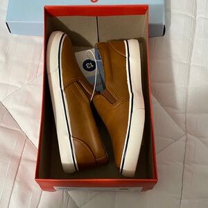 Cat & Jack Tan Slip-On Loafers